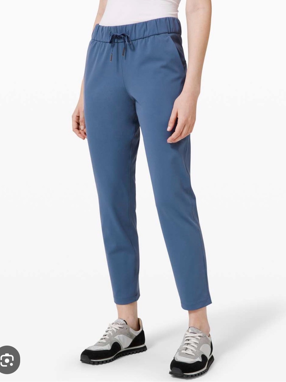 lululemon athletica Slate Blue Cropped Jogger Pants